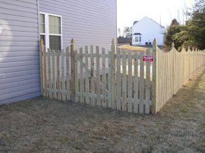 5' High Mount Vernon Picket Fence