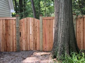 6' High Cedar Privacy Fence